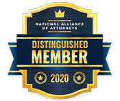 National Alliance of Attorneys Distinguished Member in 2020