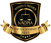NAOPIA 2020 Logo - Top Ten Attorneys